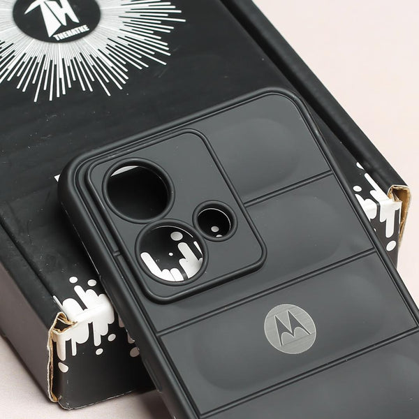 Black Wave Case for Motorola Edge 40 Neo - The Hatke