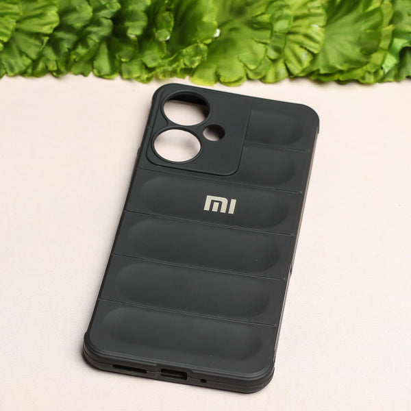Black Wave Case for Redmi 13C 5g - The Hatke