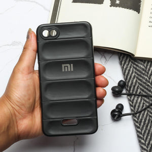 Black Wave Case for Redmi 6 - The Hatke