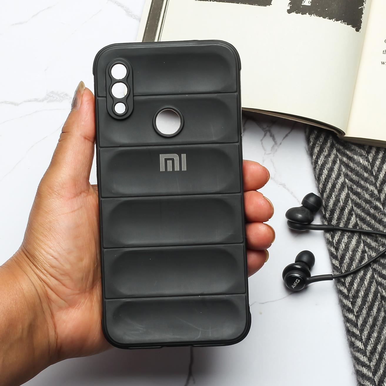 Black Wave Case for Redmi Note 7 Pro - The Hatke