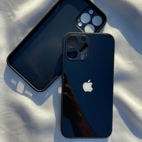 Black camera Safe mirror case for Apple Iphone 14 Pro Max - The Hatke