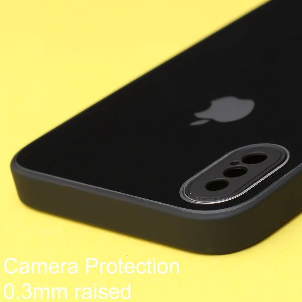 Black camera Safe mirror case for Apple Iphone X/Xs - The Hatke
