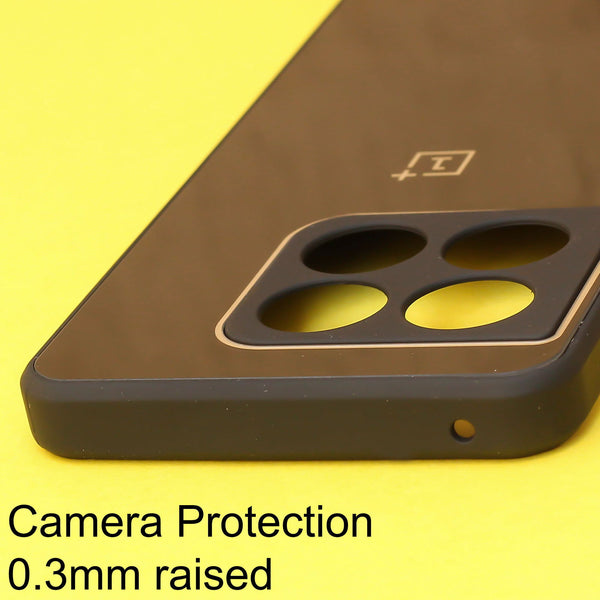 Black camera Safe mirror case for Oneplus 10 pro - The Hatke