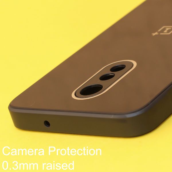 Black camera Safe mirror case for Oneplus 7 - The Hatke