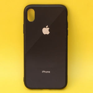 Black mirror Silicone Case for Apple iphone X/Xs - The Hatke