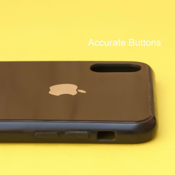 Black mirror Silicone Case for Apple iphone Xs max - The Hatke