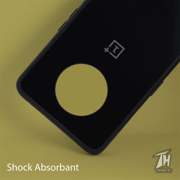 Black mirror Silicone Case for Oneplus 7t - The Hatke