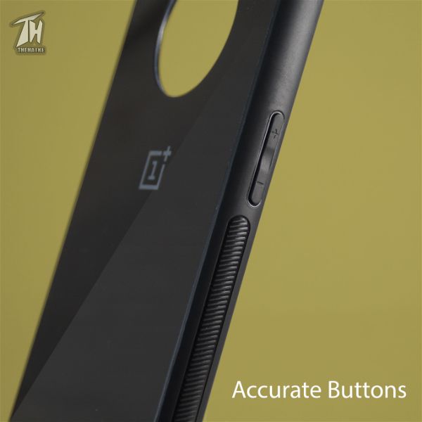 Black mirror Silicone Case for Oneplus 7t - The Hatke