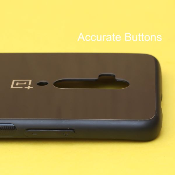 Black mirror Silicone Case for Oneplus 7t Pro - The Hatke