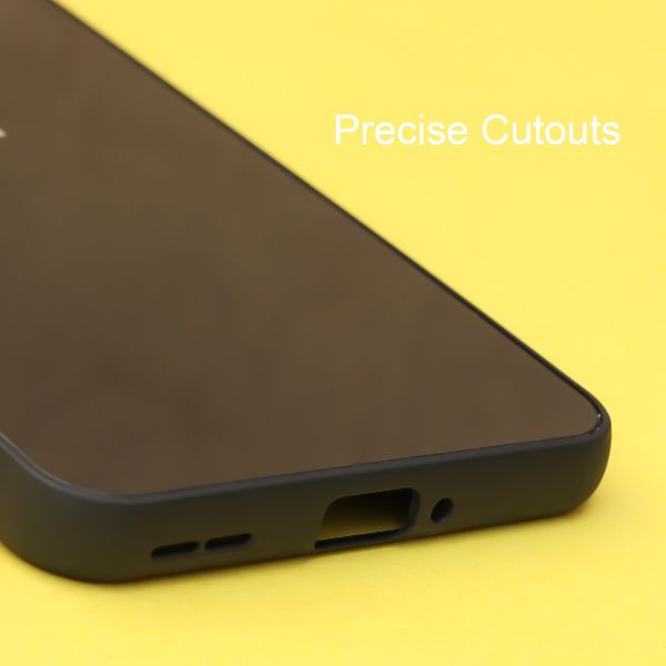 Black mirror Silicone Case for Oneplus 8T - The Hatke