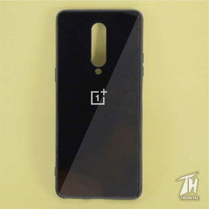 Black mirror Silicone Case for Oneplus 8 - The Hatke