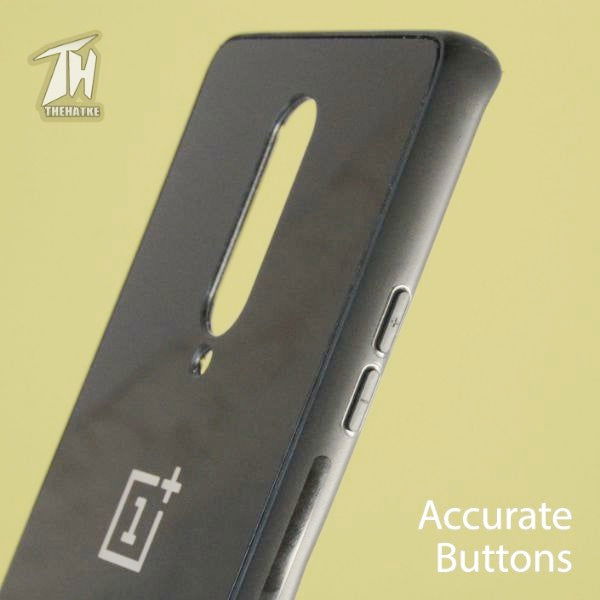 Black mirror Silicone Case for Oneplus 8 - The Hatke