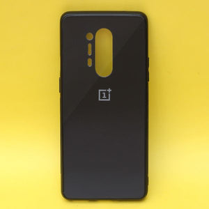 Black mirror Silicone Case for Oneplus 8 Pro - The Hatke