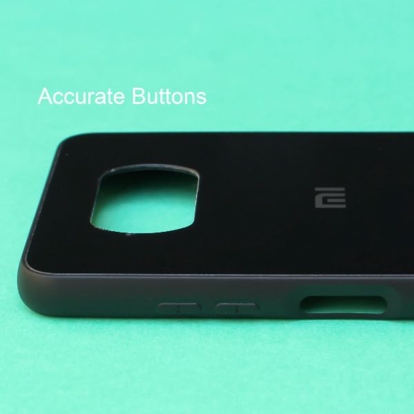 Black mirror Silicone Case for Poco X3 Pro - The Hatke