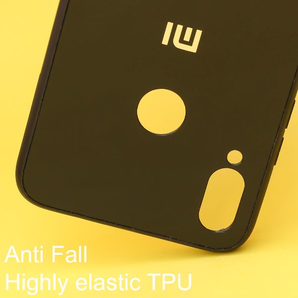 Black mirror Silicone  case for Redmi note 7 - The Hatke