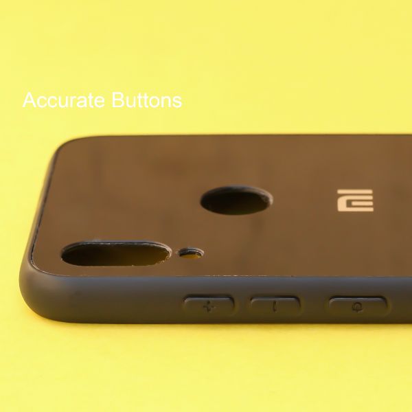 Black mirror Silicone  case for Redmi note 7 - The Hatke