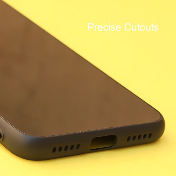 Black mirror Silicone  case for Redmi note 7 - The Hatke