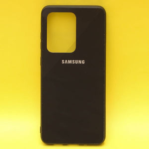 Black mirror Silicone  case for Samsung S20 Ultra - The Hatke