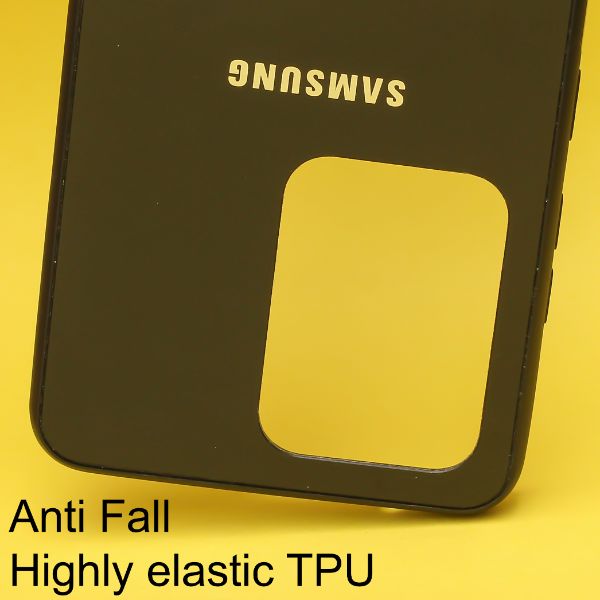 Black mirror Silicone  case for Samsung S20 Ultra - The Hatke