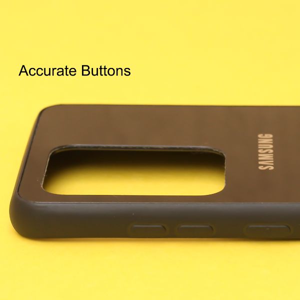 Black mirror Silicone  case for Samsung S20 Ultra - The Hatke