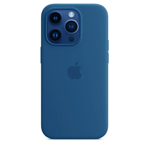 Blue Original Silicone case for Apple iphone 15 Pro