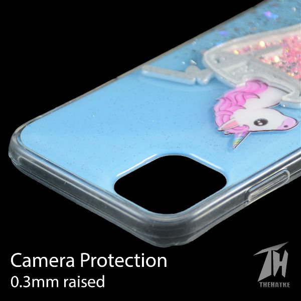 Blue 3D Unicorn Silicone Case For Apple iphone 11 pro max - The Hatke