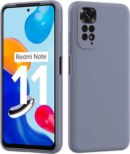Blue Camera Original Silicone Case for Redmi Note 11 - The Hatke