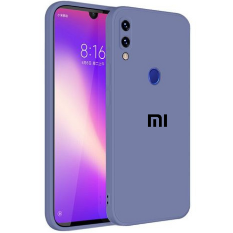 Blue Camera Original Silicone Case for Redmi Note 7 Pro - The Hatke