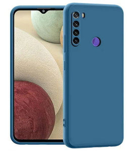 Blue Camera Original Silicone Case for Redmi Note 8 - The Hatke