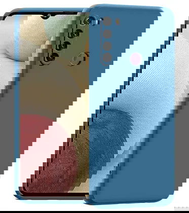 Blue Camera Original Silicone Case for Redmi Note 8 - The Hatke