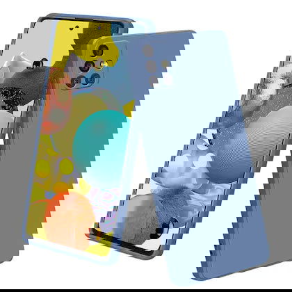 Blue Camera Original Silicone Case for Samsung A71 - The Hatke