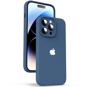 Blue Camera Original Silicone case for Apple iphone 14 Pro Max - The Hatke