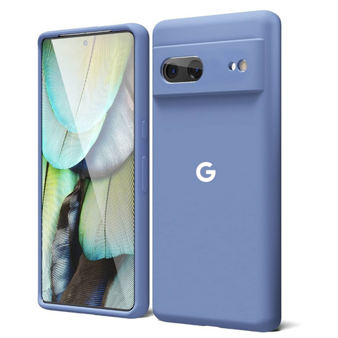 Blue Camera Original Silicone case for Google Pixel 8 - The Hatke