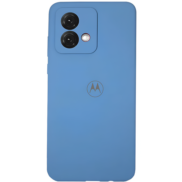 Blue Camera Original Silicone case for Motorola Edge 40 Neo - The Hatke