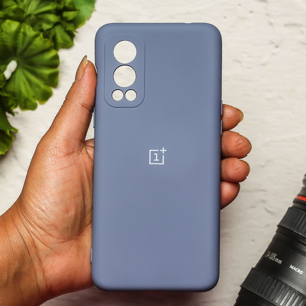 Blue Camera Original Silicone case for Oneplus Nord 2 - The Hatke