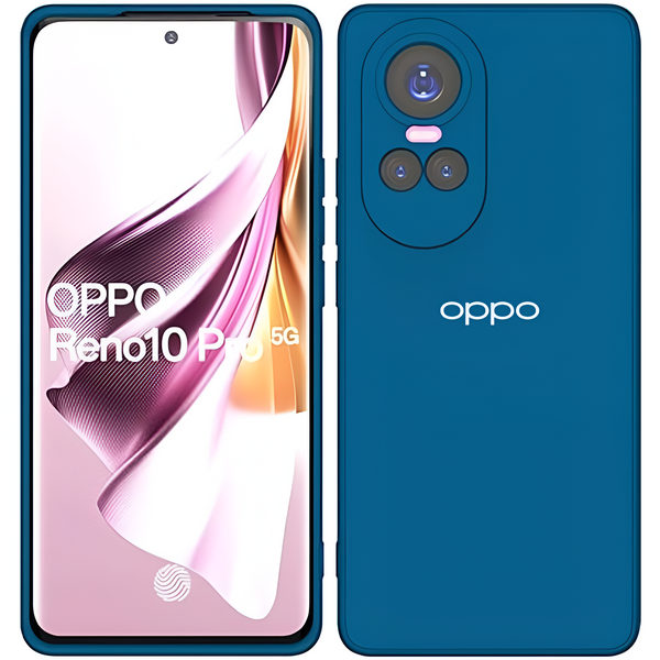 Blue Camera Original Silicone case for Oppo Reno 10 Pro - The Hatke