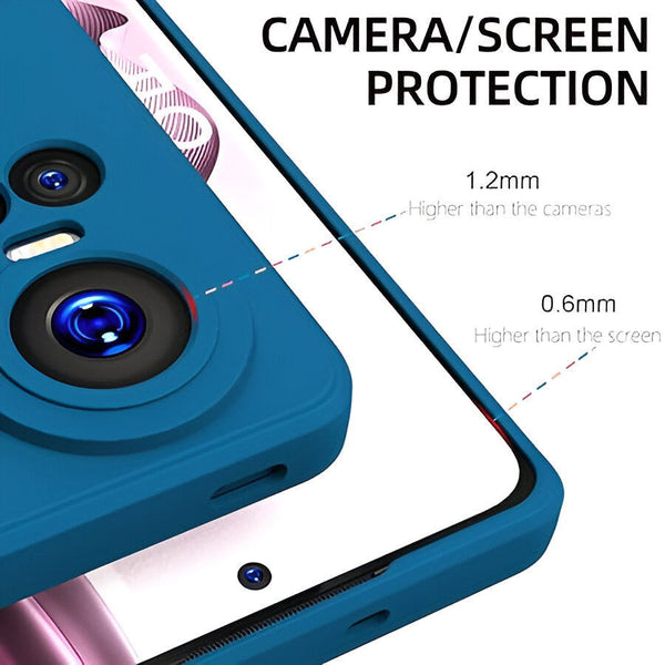 Blue Camera Original Silicone case for Oppo Reno 10 Pro - The Hatke