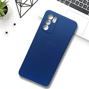 Blue Camera Original Silicone case for Oppo Reno 6 - The Hatke