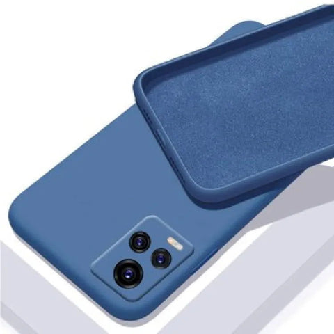 Blue Camera Original Silicone case for Vivo V20 - The Hatke