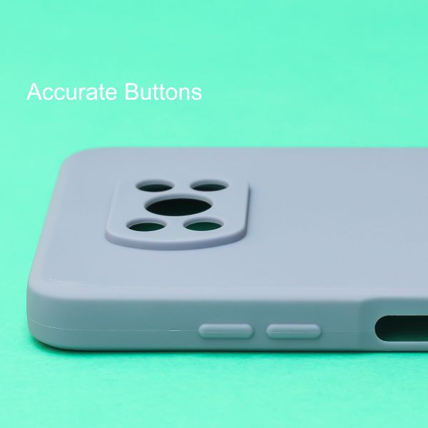 Blue Candy Silicone Case for Poco X3 - The Hatke