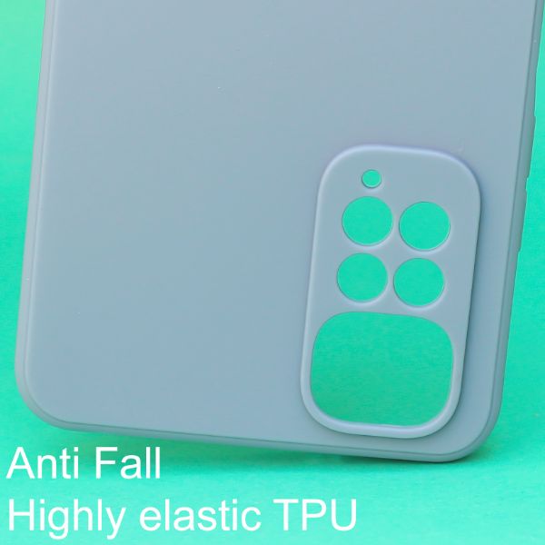 Blue Candy Silicone Case for Redmi Note 11 - The Hatke