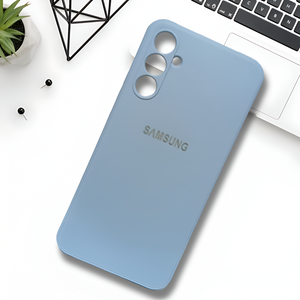 Blue Candy Silicone Case for Samsung A34 - The Hatke
