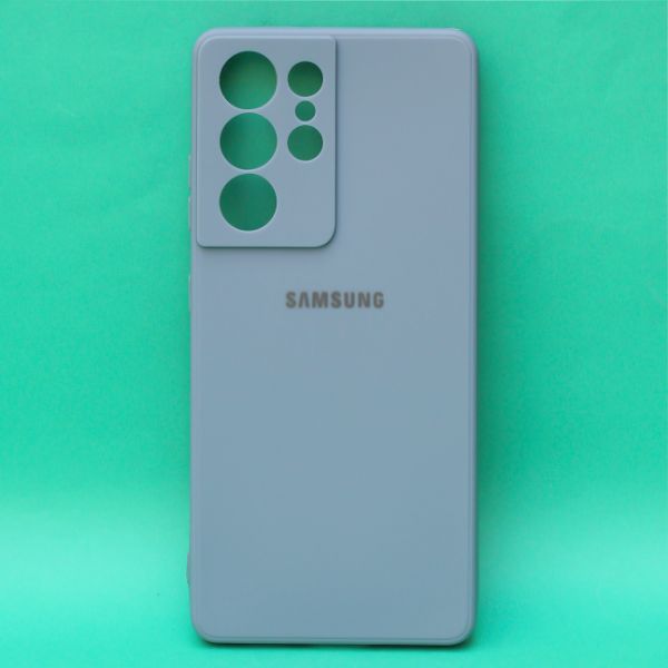 Blue Candy Silicone Case for Samsung S22 Ultra - The Hatke