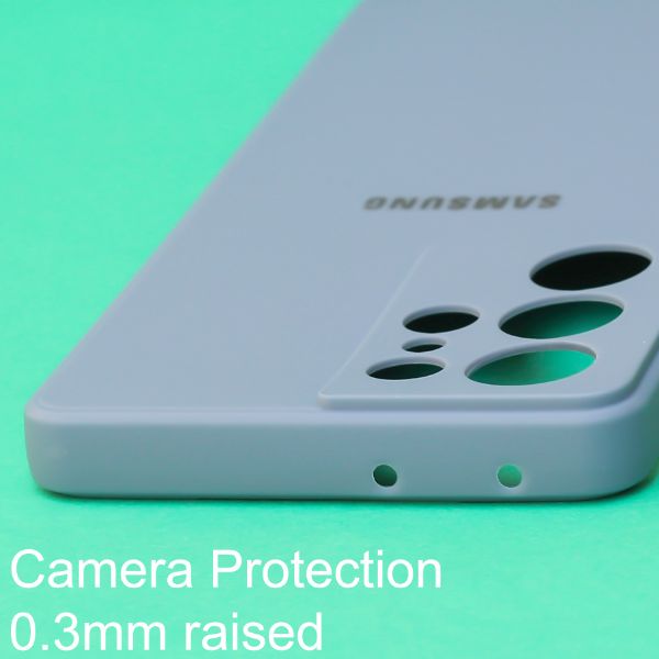 Blue Candy Silicone Case for Samsung S22 Ultra - The Hatke