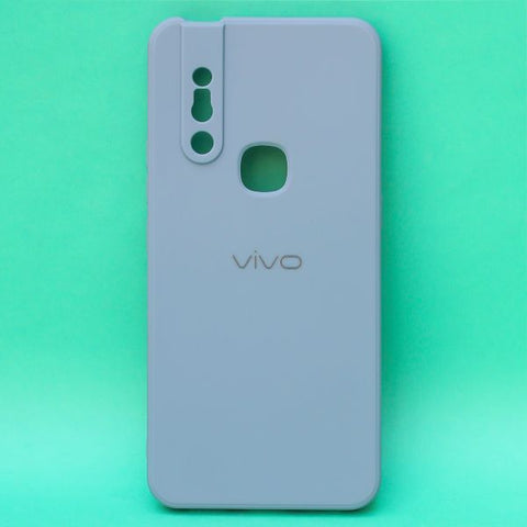 Blue Candy Silicone Case for Vivo V15 - The Hatke