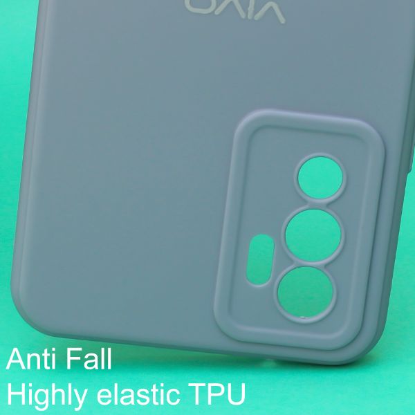 Blue Candy Silicone Case for Vivo V23e - The Hatke