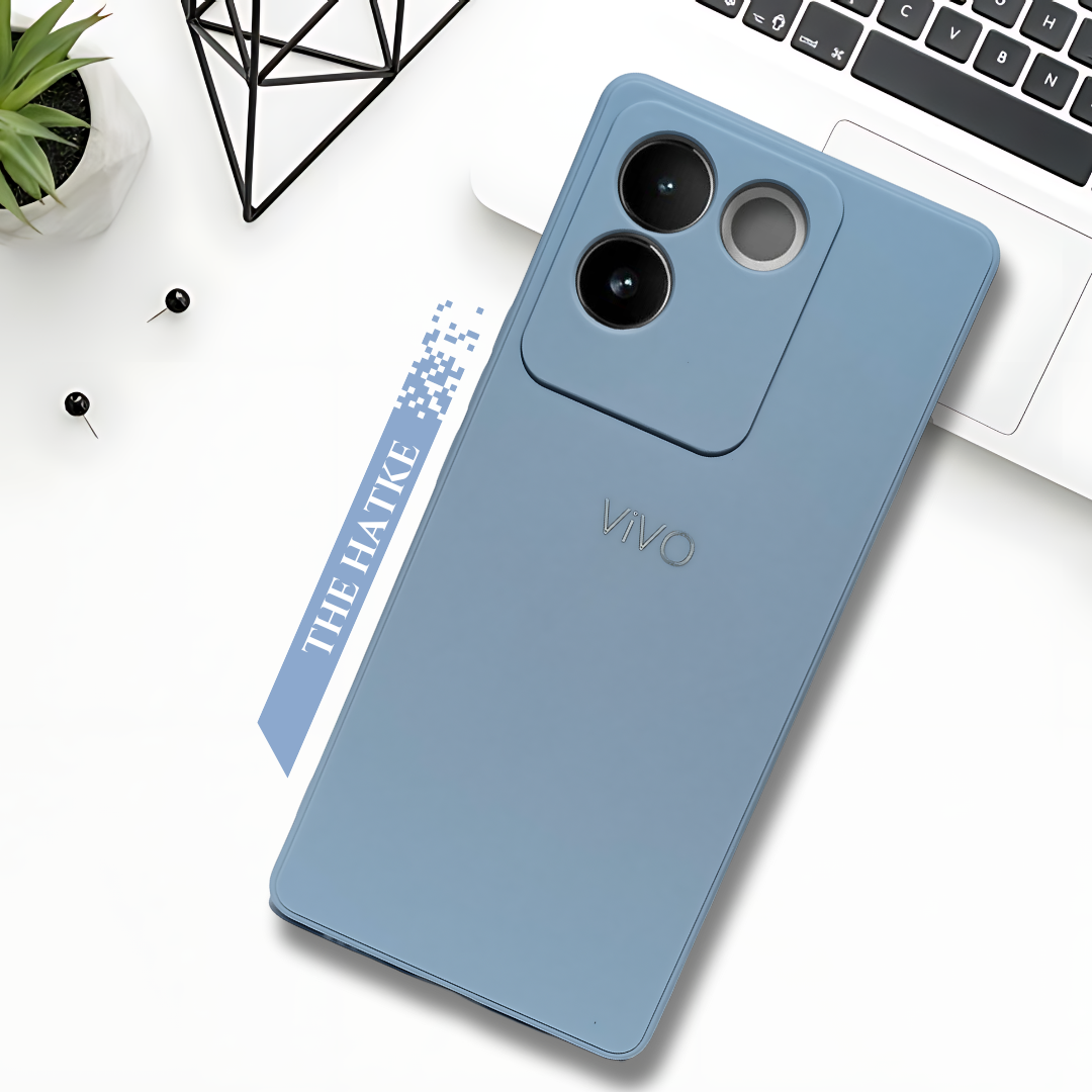 Blue Candy silicone Case for Vivo T2 Pro - The Hatke