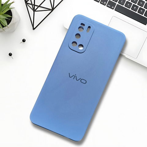Blue Candy silicone Case for Vivo V19 - The Hatke