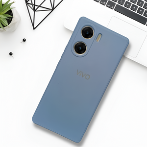 Blue Candy silicone Case for Vivo V29e - The Hatke