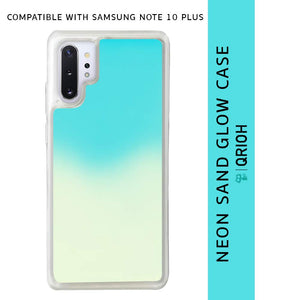 Blue Glow in Dark Silicone Case for Samsung note 10 - The Hatke